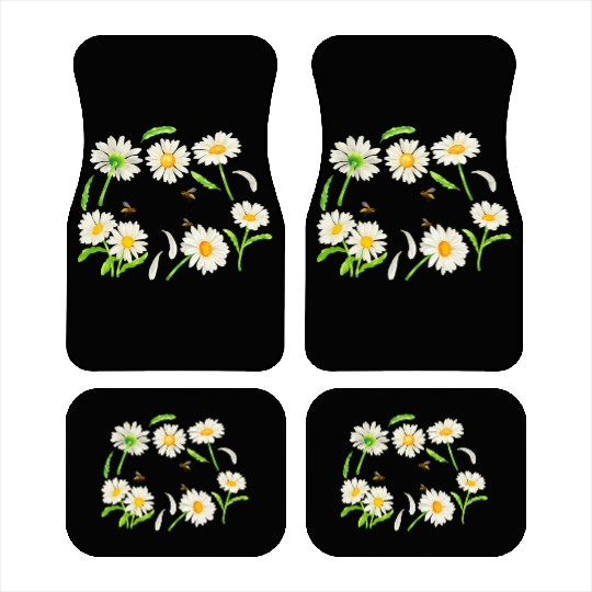 Marguerites Daisy Summer Daisies Flower Garden Car Mats