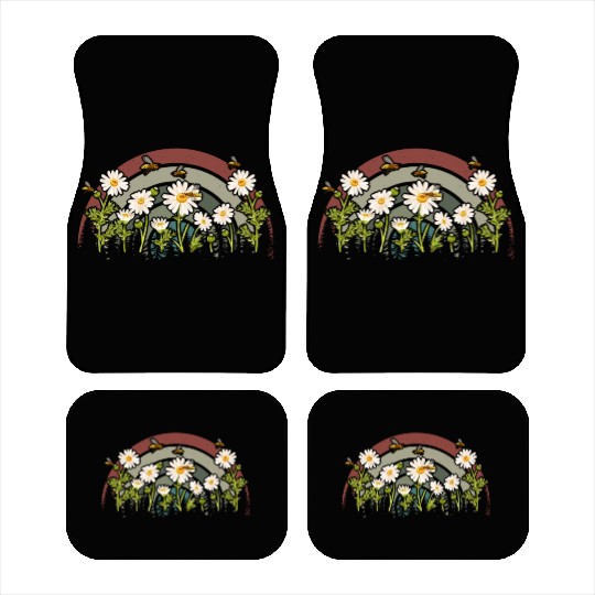 Marguerites Daisy Summer Daisies Flower Garden Car Mats