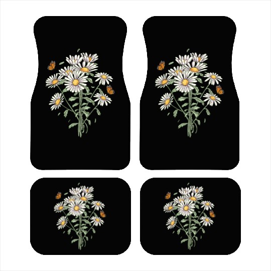 Marguerites Daisy Summer Daisies Flower Garden Car Mats