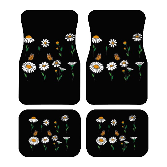 Marguerites Daisy Summer Daisies Flower Garden Car Mats