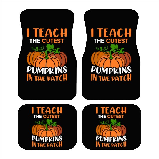 Teacher Halloween Pre-K Teacher Kindergarten Cutes Car Mats