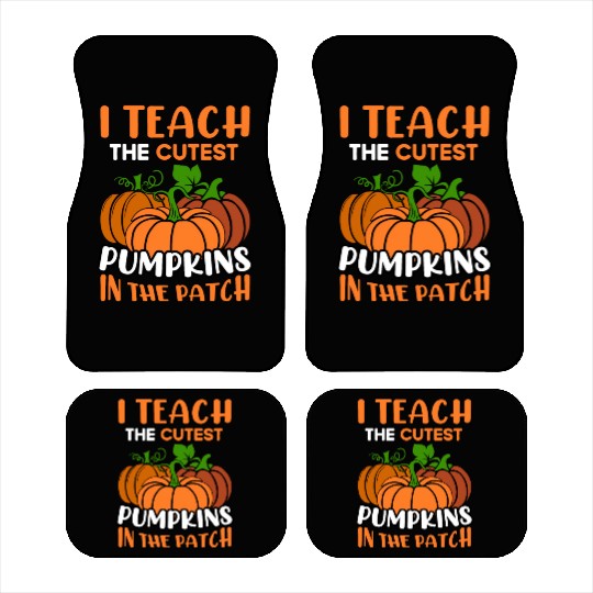 Teacher Halloween Pre-K Teacher Kindergarten Cutes Car Mats