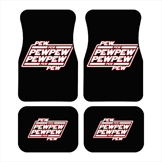 Pew Pew Pew Car Mats