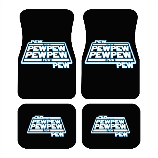 Pew Pew Pew Car Mats