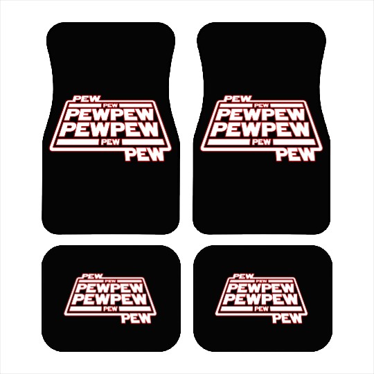Pew Pew Pew Car Mats