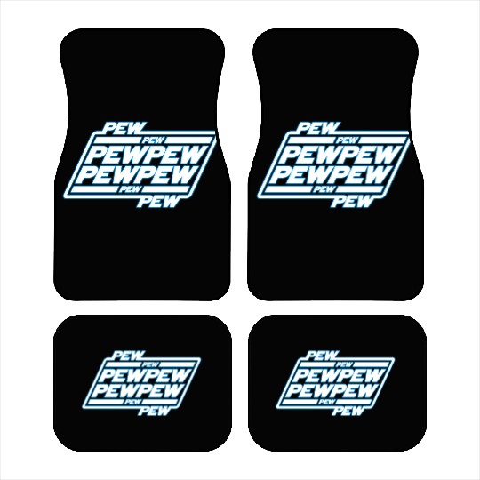 Pew Pew Pew Car Mats