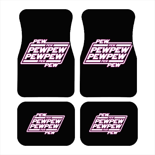 Pew Pew Pew Car Mats