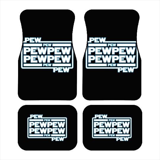 Pew Pew Pew Car Mats