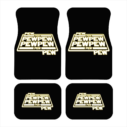 Pew Pew Pew Car Mats
