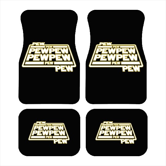 Pew Pew Pew Car Mats