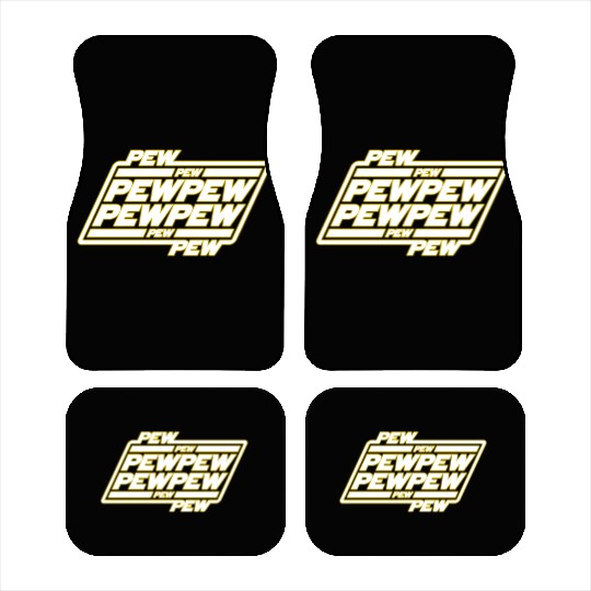 Pew Pew Pew Car Mats