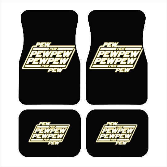 Pew Pew Pew Car Mats