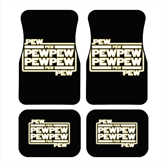 Pew Pew Pew Car Mats