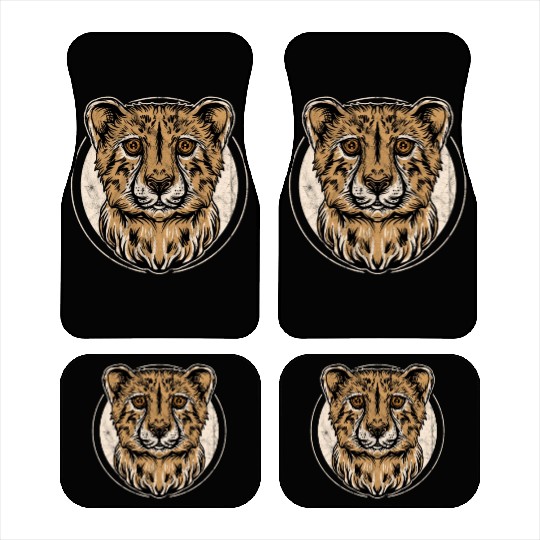 Pard Car Mats Kinder Leopard Jaguar Boys Girls