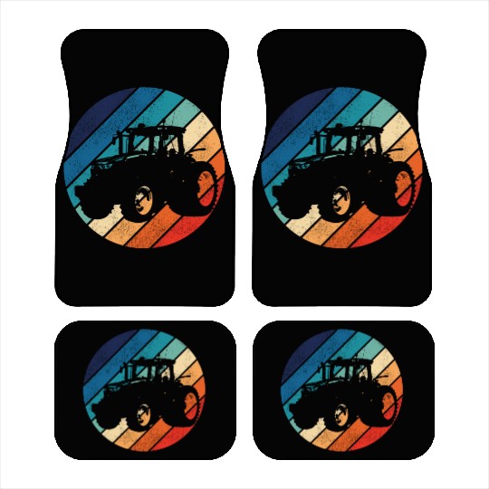 Farming Farmer Retro Vintage Car Mats