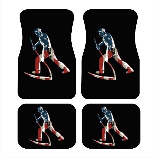 Farming Farmer American Flag Us Car Mats