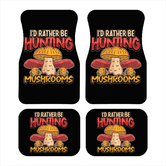 Morels Mushroom Picker Mushroom Farmer Mushroom Car Mats