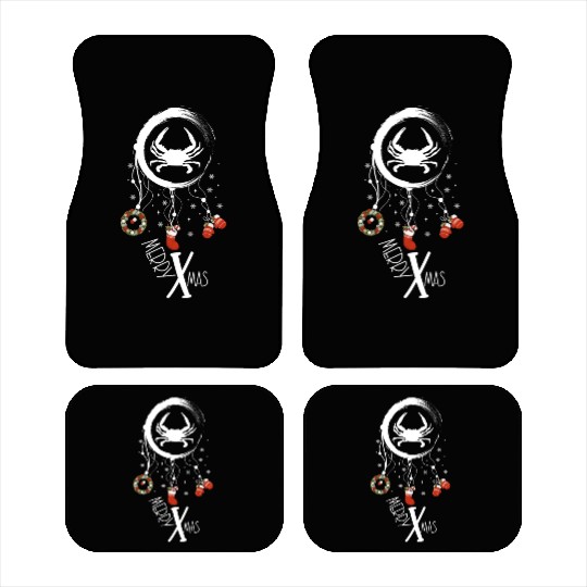 Winter dreamcatcher Christmas Crab Car Mats