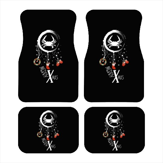 Winter dreamcatcher Christmas Crab Car Mats