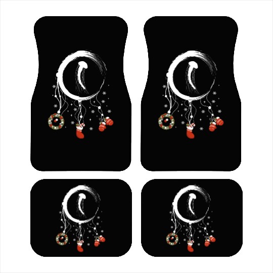 Winter dreamcatcher Christmas Jellyfish Car Mats