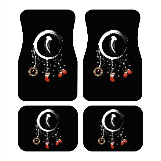 Winter dreamcatcher Christmas Jellyfish Car Mats
