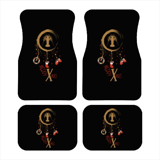 Winter dreamcatcher Christmas Crayfish Car Mats
