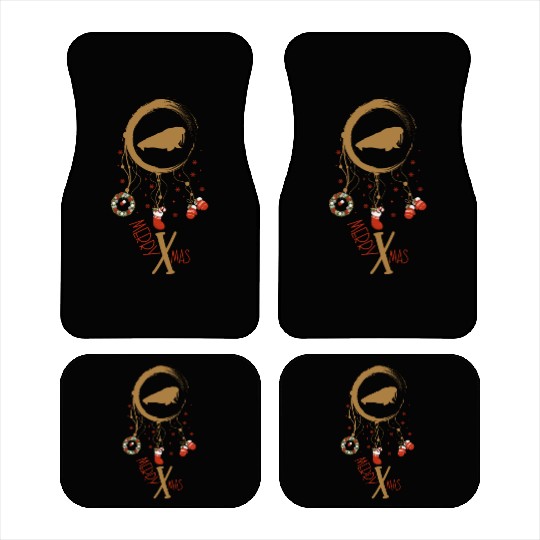 Winter dreamcatcher Christmas Walrus Car Mats