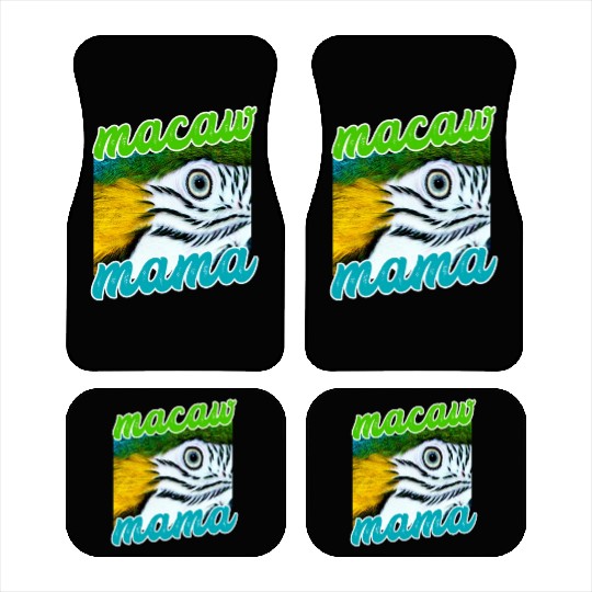 Blue And Yellow Macaw - Parrot Car Mats