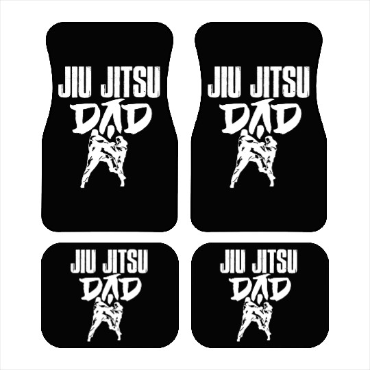 Jiu-Jitsu Dad BJJ Father Martial Arts MMA Jujitsu Car Mats