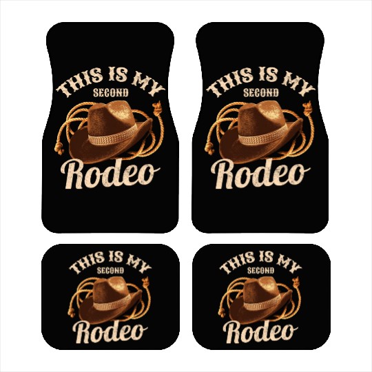 Rodeo Bull Riding Livestock Show Farmer Cattle Car Mats