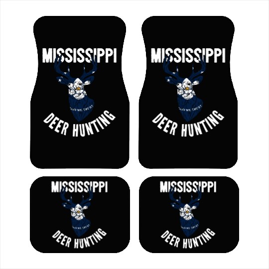 Mississippi Deer Hunting Buck Stag Hunter Car Mats