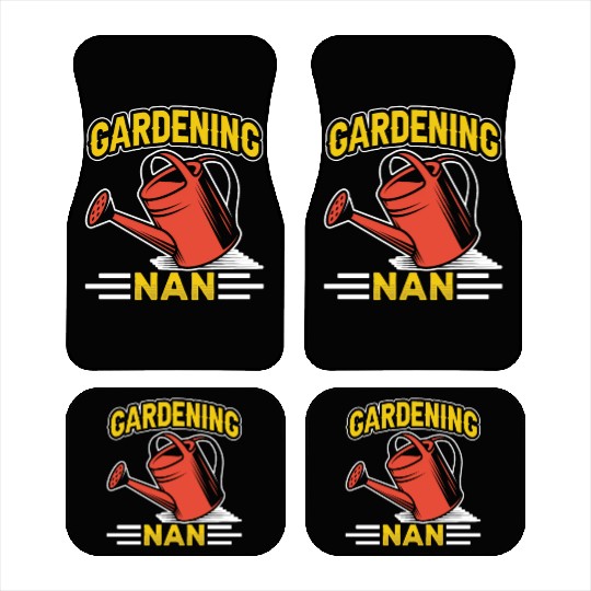 Gardening Nan Granny Grandma Garden Gardener Car Mats