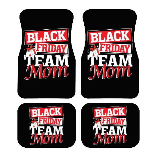 Black Friday Team Mom Car Mats