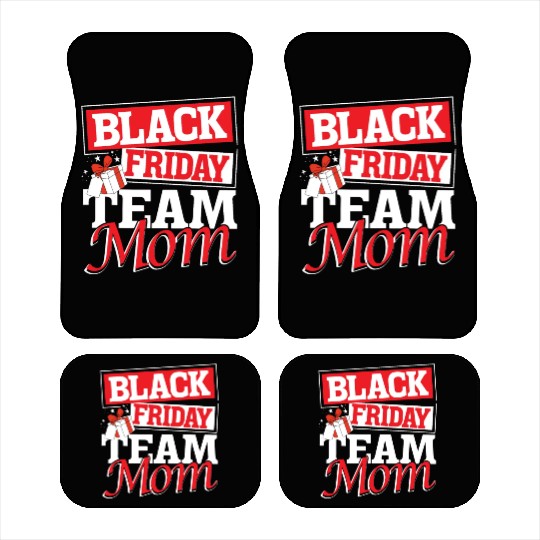 Black Friday Team Mom Car Mats