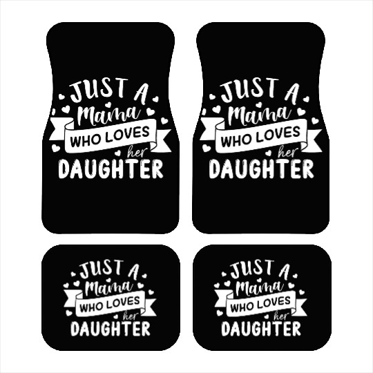 I Love My Daughter Car Mats