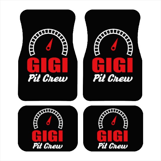 Gigi Racing Car Bday Party Family Matching Pit Cre Car Mats