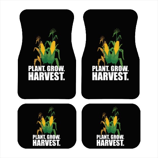 Corn Farmer - Plant Grow Harvest Car Mats