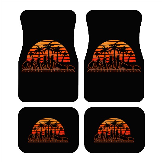 Robotic Lawnmower Evolution Retro Car Mats