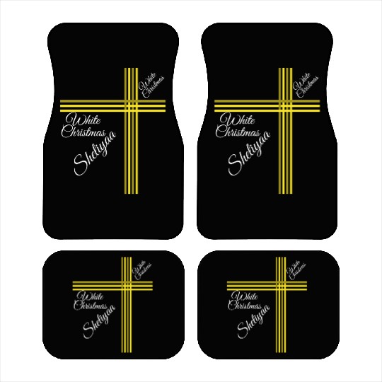 White Christmas Sheliyaa Car Mats