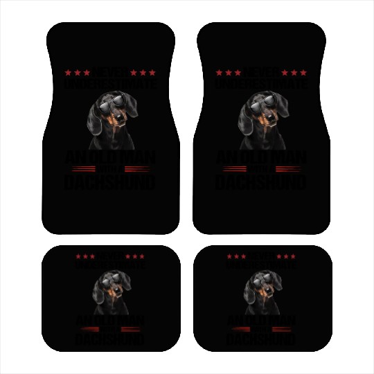 Old Man Dachshund Dachshund Dog Lover for dog own Car Mats