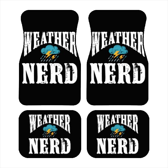 Nacho Average Meteorologist Mom Meteorology Storm Car Mats
