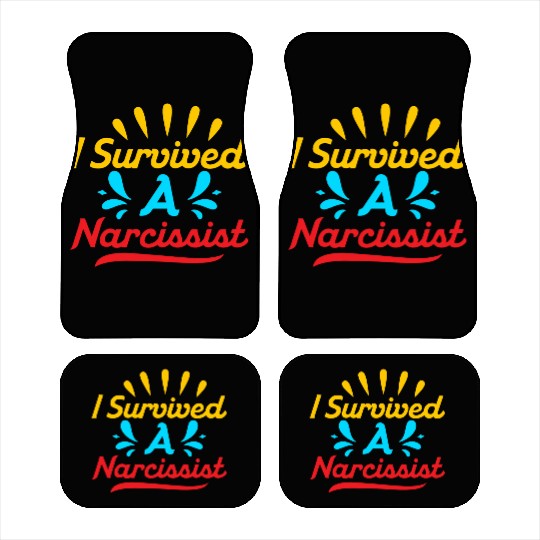 I Survived A Narcissist Divorcee Divorce Women Car Mats