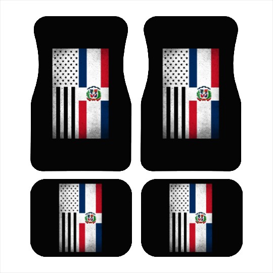 Dominican Republic Design for Dominican Americans Car Mats