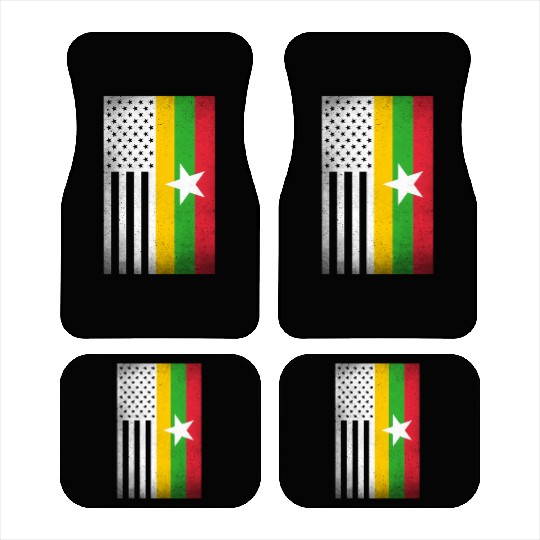 Design for proud Burmese Americans Car Mats