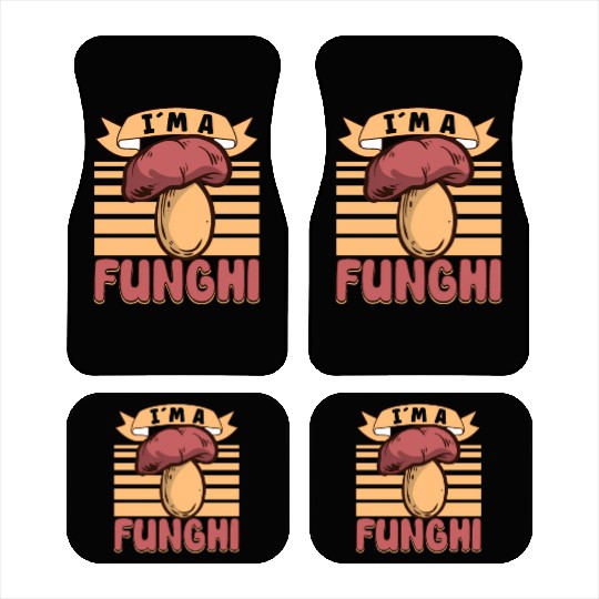 Morels Mushroom Picker Mushroom Farmer Mushroom Car Mats