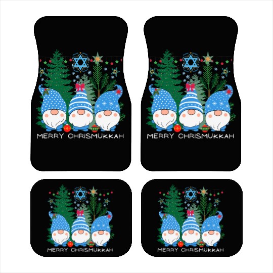 Merry Christmukkah, Jewish Christmas Car Mats