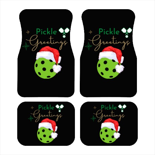 Pickle Greetings Car Mats