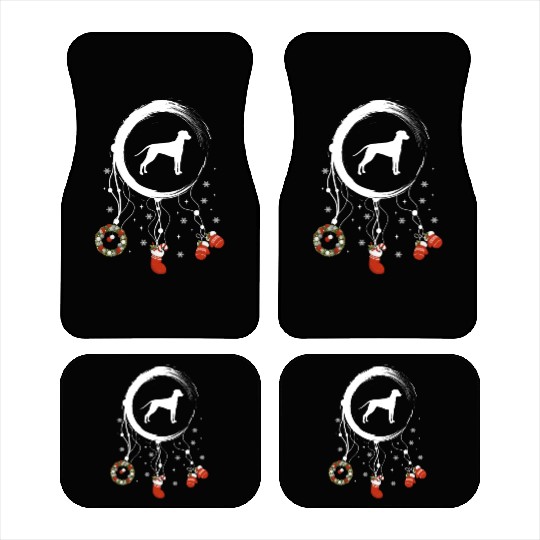 dog dreamcatcher Christmas Dalmatian Car Mats
