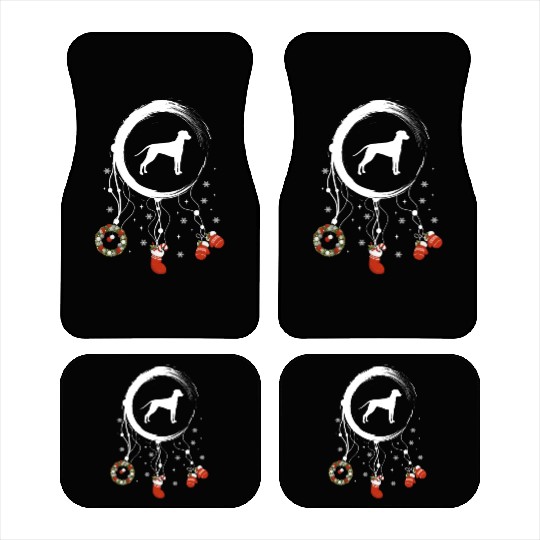 dog dreamcatcher Christmas Dalmatian Car Mats