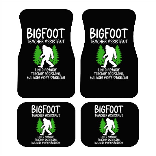Bigfoot Party Supplies Bigfoot Teacher Assistant Car Mats